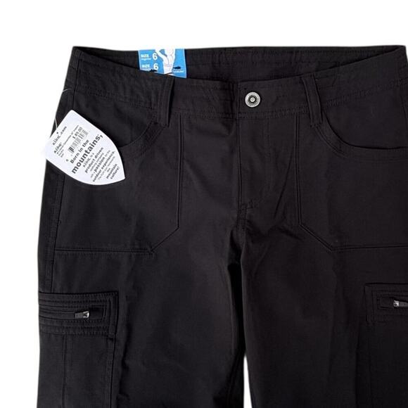 NWT Kuhl Women's Horizn Convertible 32" inseam Pant Size 6 Color Raven - Picture 3 of 6